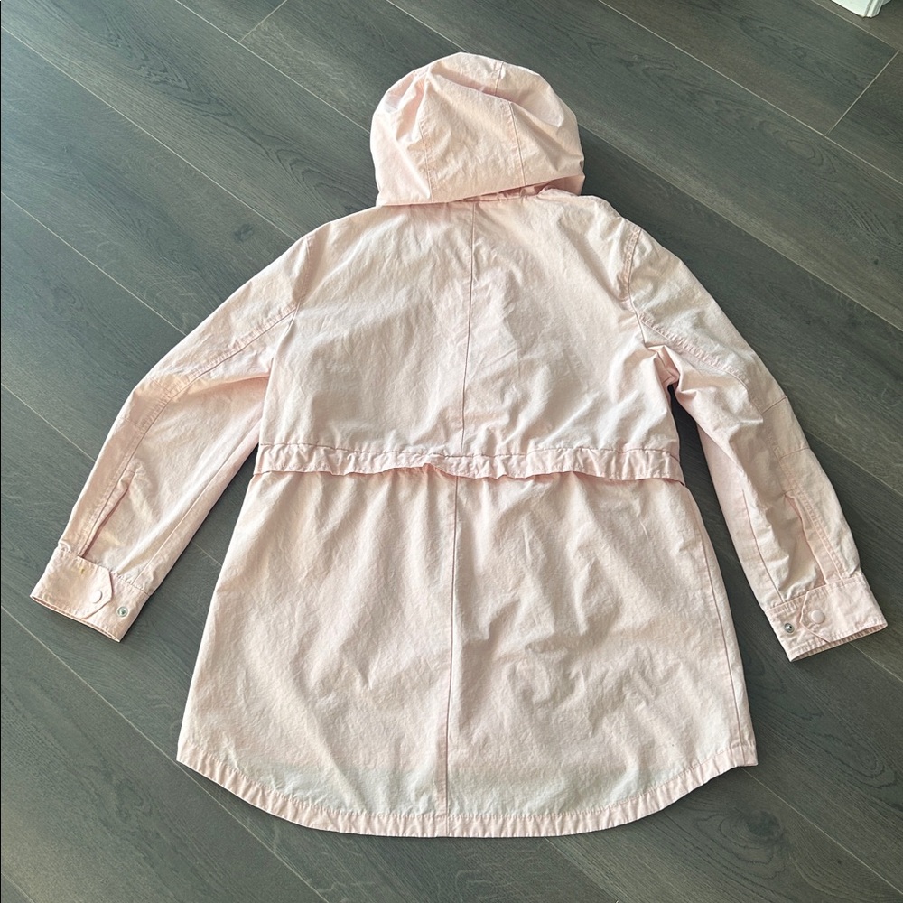 J. Crew Light Pink Hooded Utility Jacket - Picture 16 of 16